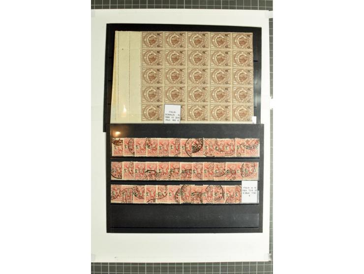 1855/1990 (ca.), postfrische, ungebrauchte und gestempelte Partie mit auch einigen Briefen, dabei interessantes Material, Aba