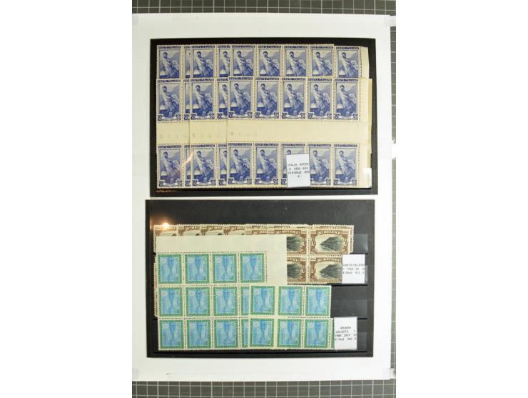 1855/1990 (ca.), postfrische, ungebrauchte und gestempelte Partie mit auch einigen Briefen, dabei interessantes Material, Aba