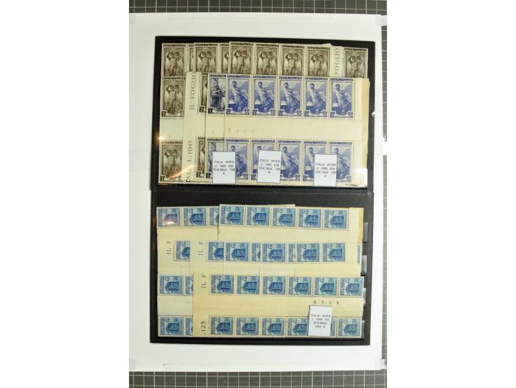 1855/1990 (ca.), postfrische, ungebrauchte und gestempelte Partie mit auch einigen Briefen, dabei interessantes Material, Aba