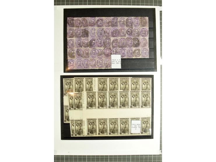 1855/1990 (ca.), postfrische, ungebrauchte und gestempelte Partie mit auch einigen Briefen, dabei interessantes Material, Aba