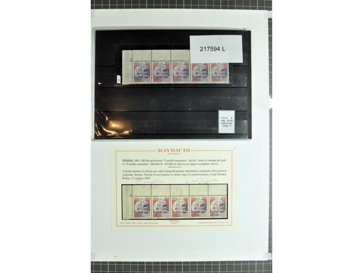 1855/1990 (ca.), postfrische, ungebrauchte und gestempelte Partie mit auch einigen Briefen, dabei interessantes Material, Aba