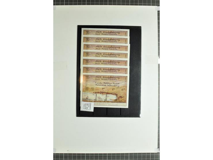1855/1990 (ca.), postfrische, ungebrauchte und gestempelte Partie mit auch einigen Briefen, dabei interessantes Material, Aba