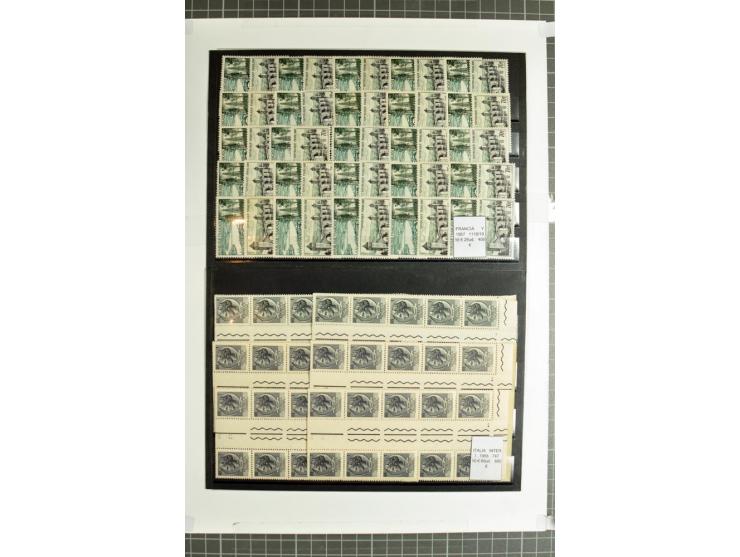 1855/1990 (ca.), postfrische, ungebrauchte und gestempelte Partie mit auch einigen Briefen, dabei interessantes Material, Aba