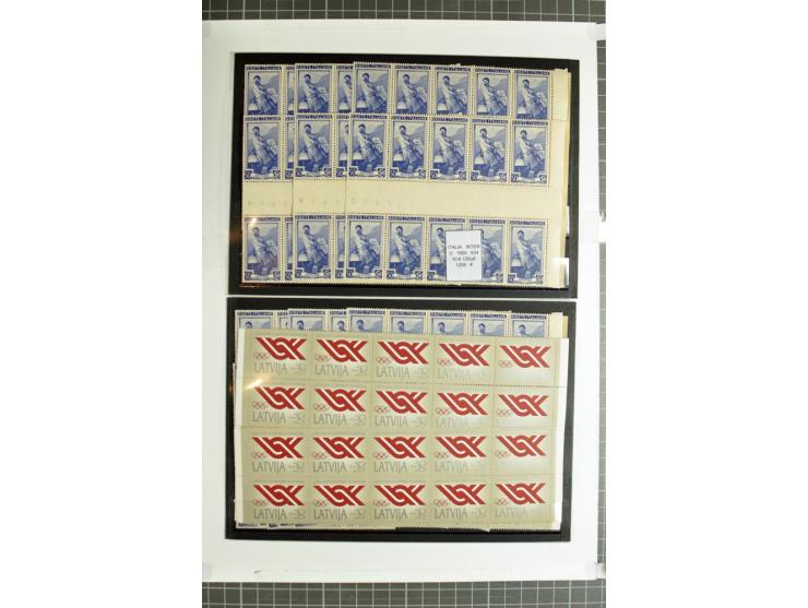 1855/1990 (ca.), postfrische, ungebrauchte und gestempelte Partie mit auch einigen Briefen, dabei interessantes Material, Aba