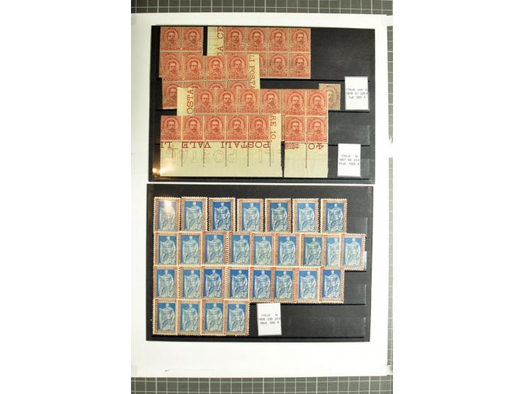 1855/1990 (ca.), postfrische, ungebrauchte und gestempelte Partie mit auch einigen Briefen, dabei interessantes Material, Aba