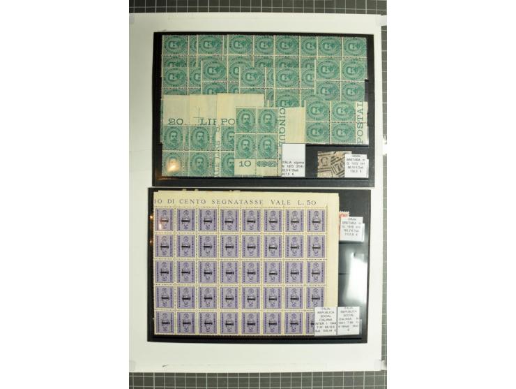 1855/1990 (ca.), postfrische, ungebrauchte und gestempelte Partie mit auch einigen Briefen, dabei interessantes Material, Aba