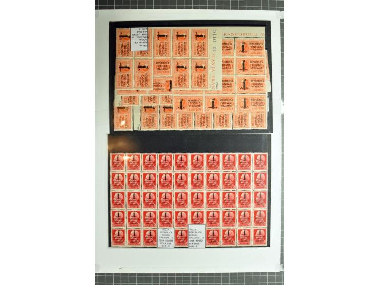 1855/1990 (ca.), postfrische, ungebrauchte und gestempelte Partie mit auch einigen Briefen, dabei interessantes Material, Aba