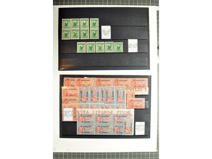 1855/1990 (ca.), postfrische, ungebrauchte und gestempelte Partie mit auch einigen Briefen, dabei interessantes Material, Aba