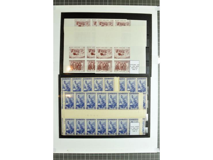 1855/1990 (ca.), postfrische, ungebrauchte und gestempelte Partie mit auch einigen Briefen, dabei interessantes Material, Aba