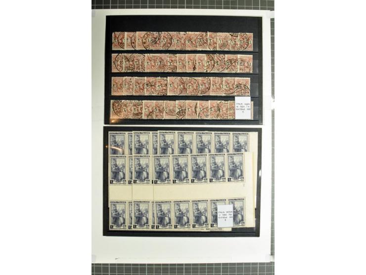 1855/1990 (ca.), postfrische, ungebrauchte und gestempelte Partie mit auch einigen Briefen, dabei interessantes Material, Aba