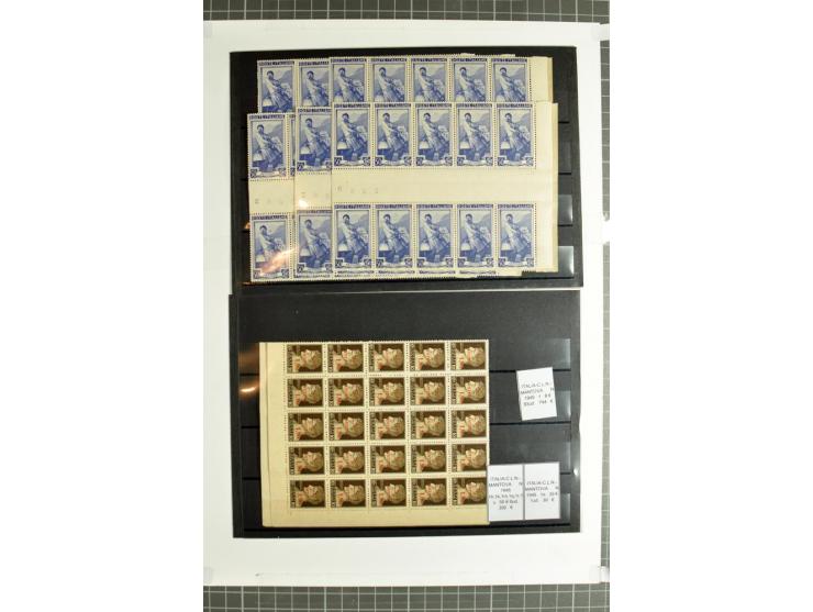 1855/1990 (ca.), postfrische, ungebrauchte und gestempelte Partie mit auch einigen Briefen, dabei interessantes Material, Aba
