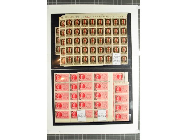 1855/1990 (ca.), postfrische, ungebrauchte und gestempelte Partie mit auch einigen Briefen, dabei interessantes Material, Aba