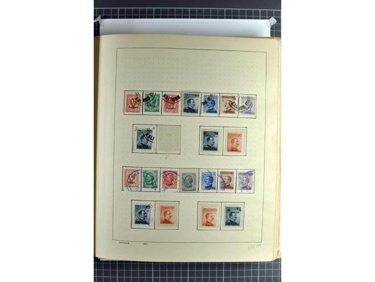 1912/45, postfrische, ungebrauchte und gestempelte Sammlung, dabei auch Ägäische Inseln und Fiume, mit vielen besseren Ausgab