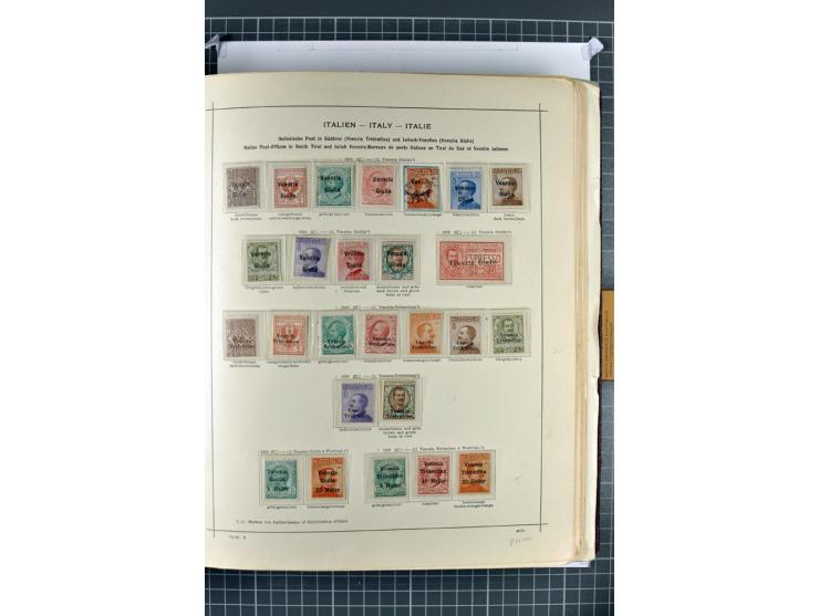 1912/45, postfrische, ungebrauchte und gestempelte Sammlung, dabei auch Ägäische Inseln und Fiume, mit vielen besseren Ausgab