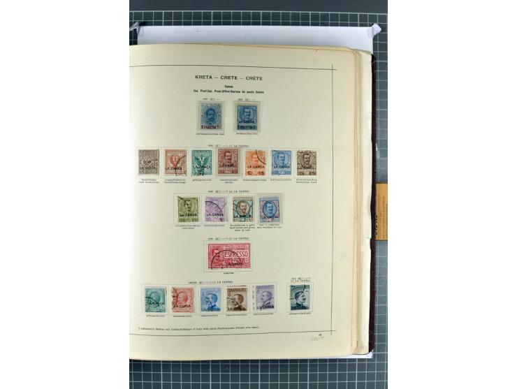 1912/45, postfrische, ungebrauchte und gestempelte Sammlung, dabei auch Ägäische Inseln und Fiume, mit vielen besseren Ausgab