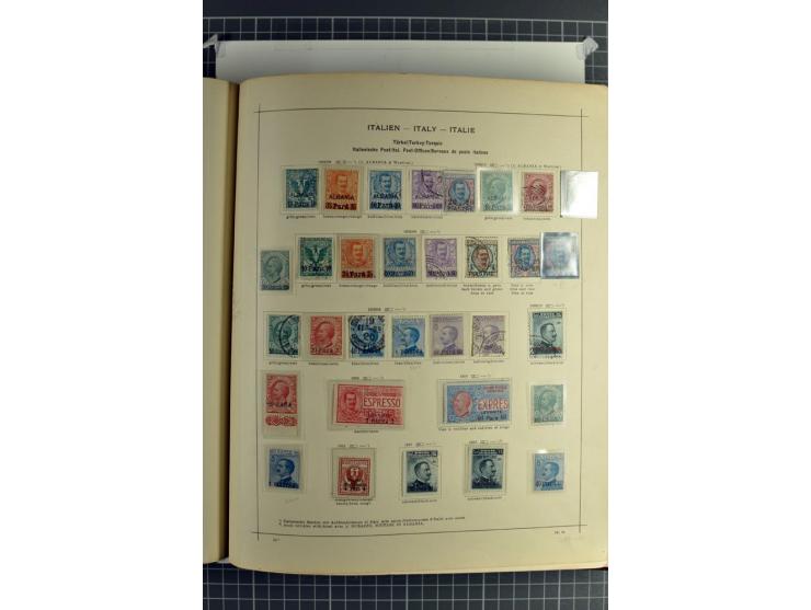 1912/45, postfrische, ungebrauchte und gestempelte Sammlung, dabei auch Ägäische Inseln und Fiume, mit vielen besseren Ausgab