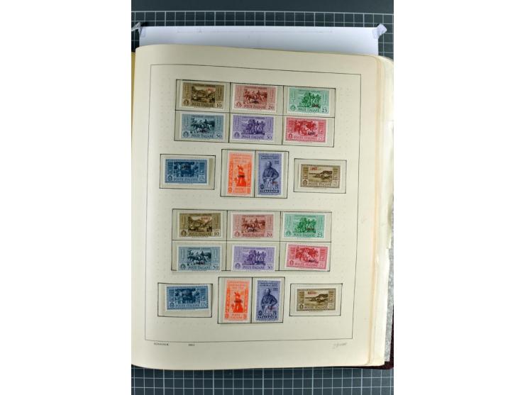 1912/45, postfrische, ungebrauchte und gestempelte Sammlung, dabei auch Ägäische Inseln und Fiume, mit vielen besseren Ausgab