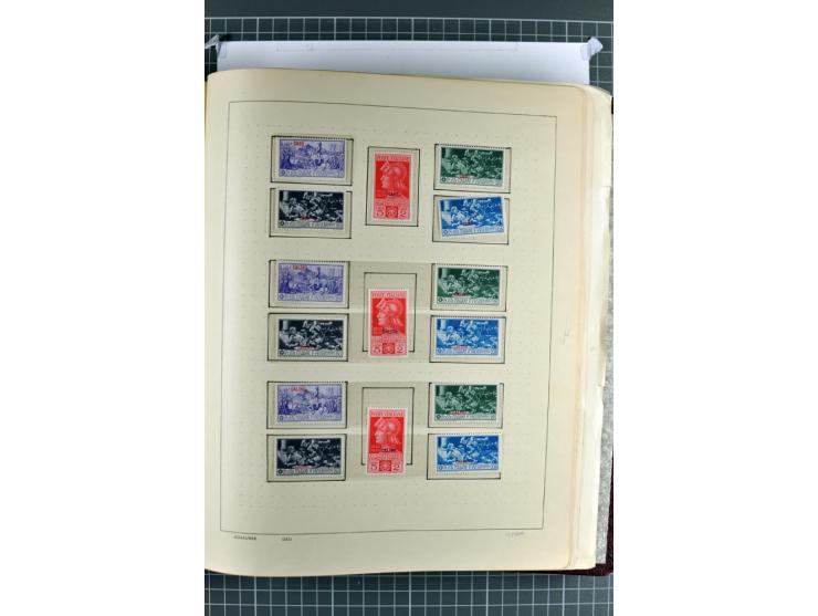 1912/45, postfrische, ungebrauchte und gestempelte Sammlung, dabei auch Ägäische Inseln und Fiume, mit vielen besseren Ausgab
