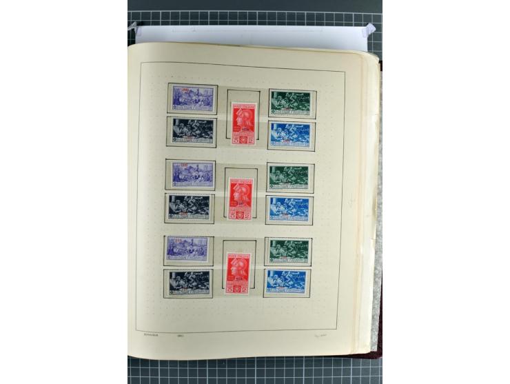 1912/45, postfrische, ungebrauchte und gestempelte Sammlung, dabei auch Ägäische Inseln und Fiume, mit vielen besseren Ausgab
