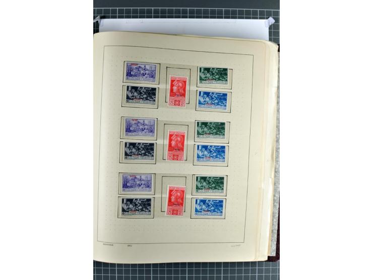 1912/45, postfrische, ungebrauchte und gestempelte Sammlung, dabei auch Ägäische Inseln und Fiume, mit vielen besseren Ausgab