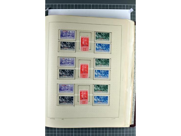 1912/45, postfrische, ungebrauchte und gestempelte Sammlung, dabei auch Ägäische Inseln und Fiume, mit vielen besseren Ausgab