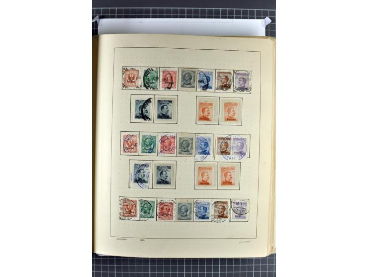 1912/45, postfrische, ungebrauchte und gestempelte Sammlung, dabei auch Ägäische Inseln und Fiume, mit vielen besseren Ausgab