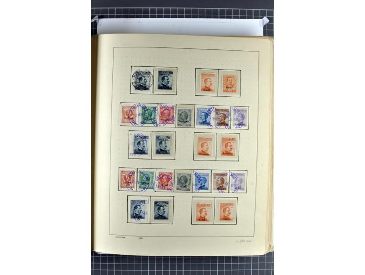 1912/45, postfrische, ungebrauchte und gestempelte Sammlung, dabei auch Ägäische Inseln und Fiume, mit vielen besseren Ausgab