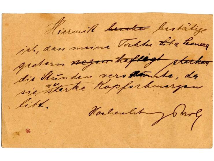 1919/24, 7 Briefe, dabei Mi.-Nr. 17-19 mit Wappenreiter-Stempel "SESTAKAVAS", außerdem Verzähnungen auf Brief sowie ein Lupo-