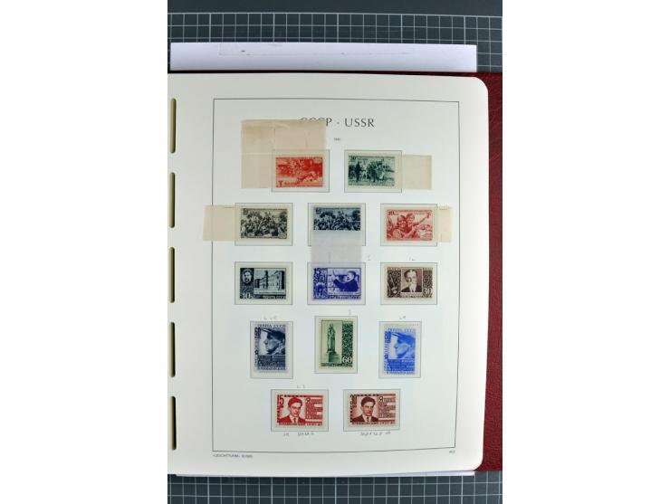 1866/2012, postfrische Sammlung mit einigen wenigen ungebrauchten, in den Hauptnummern in weiten Teilen kpl. mit u.a. Mi.-Nr.