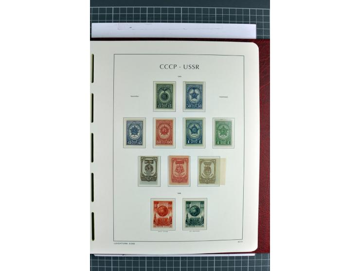 1866/2012, postfrische Sammlung mit einigen wenigen ungebrauchten, in den Hauptnummern in weiten Teilen kpl. mit u.a. Mi.-Nr.