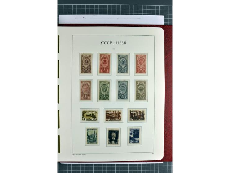 1866/2012, postfrische Sammlung mit einigen wenigen ungebrauchten, in den Hauptnummern in weiten Teilen kpl. mit u.a. Mi.-Nr.