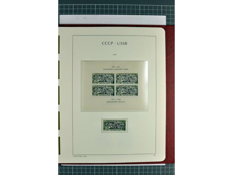 1866/2012, postfrische Sammlung mit einigen wenigen ungebrauchten, in den Hauptnummern in weiten Teilen kpl. mit u.a. Mi.-Nr.