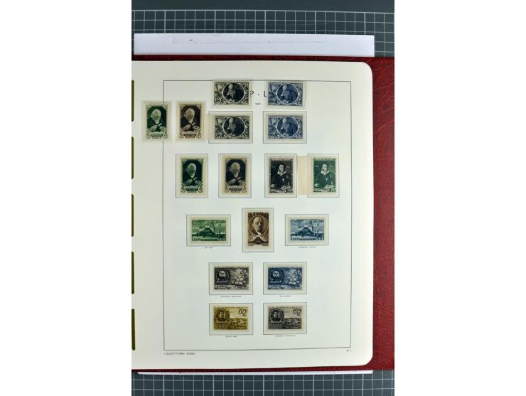 1866/2012, postfrische Sammlung mit einigen wenigen ungebrauchten, in den Hauptnummern in weiten Teilen kpl. mit u.a. Mi.-Nr.