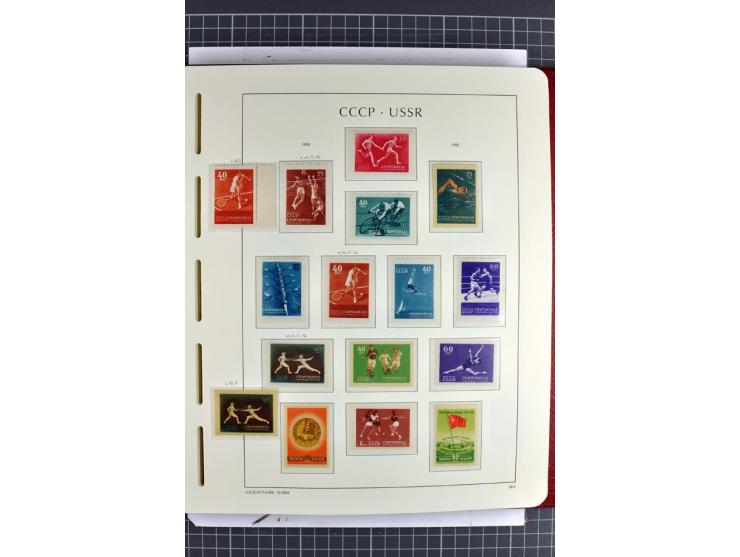 1866/2012, postfrische Sammlung mit einigen wenigen ungebrauchten, in den Hauptnummern in weiten Teilen kpl. mit u.a. Mi.-Nr.