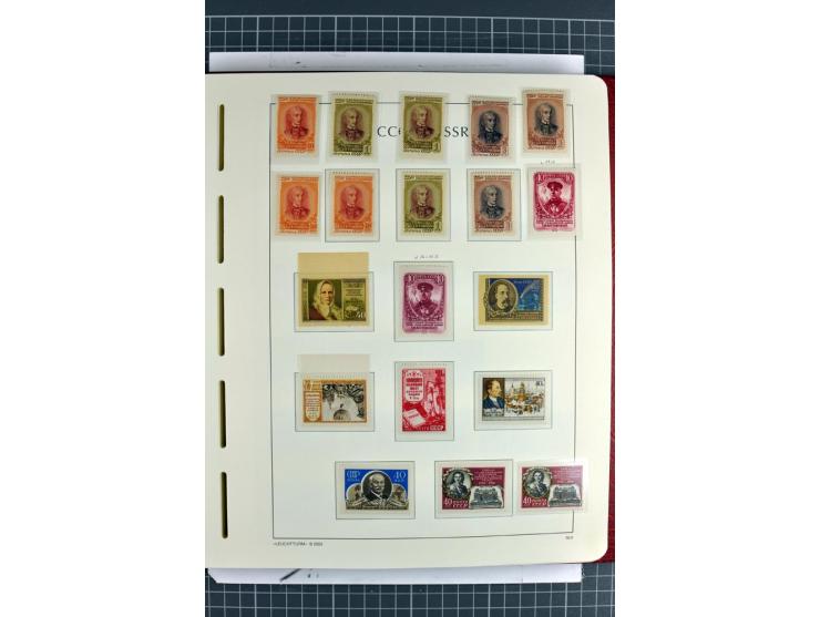1866/2012, postfrische Sammlung mit einigen wenigen ungebrauchten, in den Hauptnummern in weiten Teilen kpl. mit u.a. Mi.-Nr.