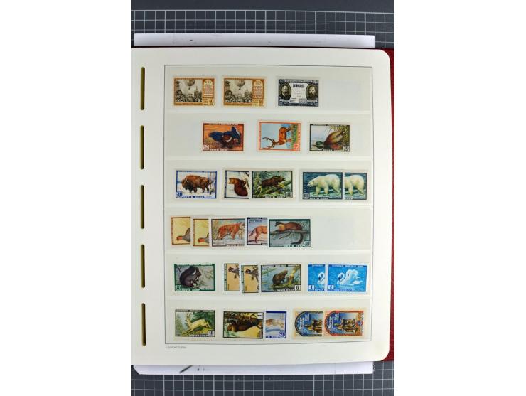 1866/2012, postfrische Sammlung mit einigen wenigen ungebrauchten, in den Hauptnummern in weiten Teilen kpl. mit u.a. Mi.-Nr.