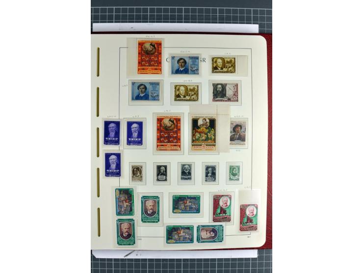 1866/2012, postfrische Sammlung mit einigen wenigen ungebrauchten, in den Hauptnummern in weiten Teilen kpl. mit u.a. Mi.-Nr.