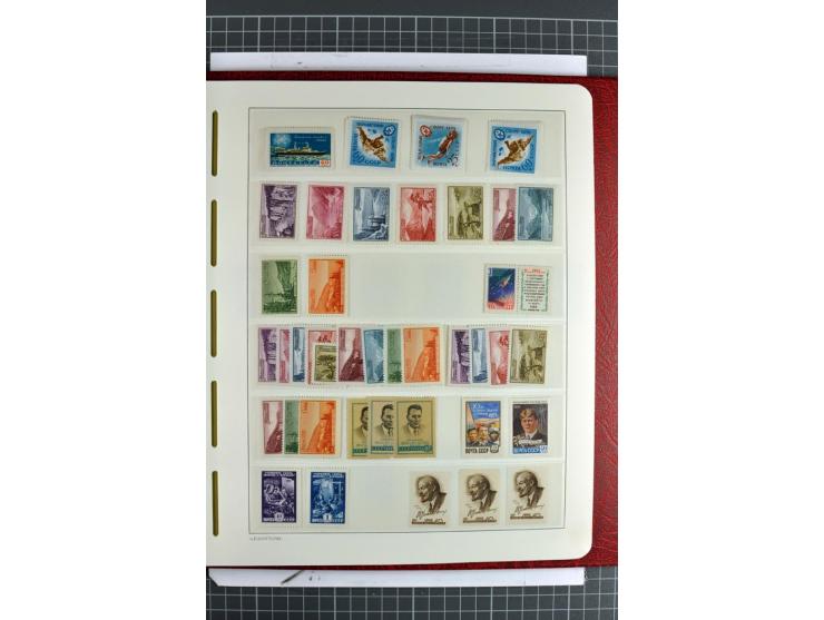 1866/2012, postfrische Sammlung mit einigen wenigen ungebrauchten, in den Hauptnummern in weiten Teilen kpl. mit u.a. Mi.-Nr.