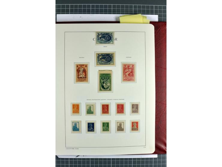 1866/2012, postfrische Sammlung mit einigen wenigen ungebrauchten, in den Hauptnummern in weiten Teilen kpl. mit u.a. Mi.-Nr.