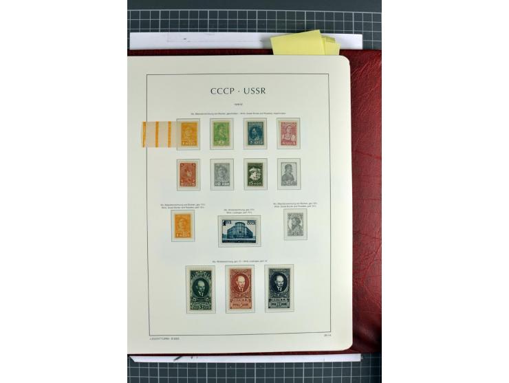 1866/2012, postfrische Sammlung mit einigen wenigen ungebrauchten, in den Hauptnummern in weiten Teilen kpl. mit u.a. Mi.-Nr.