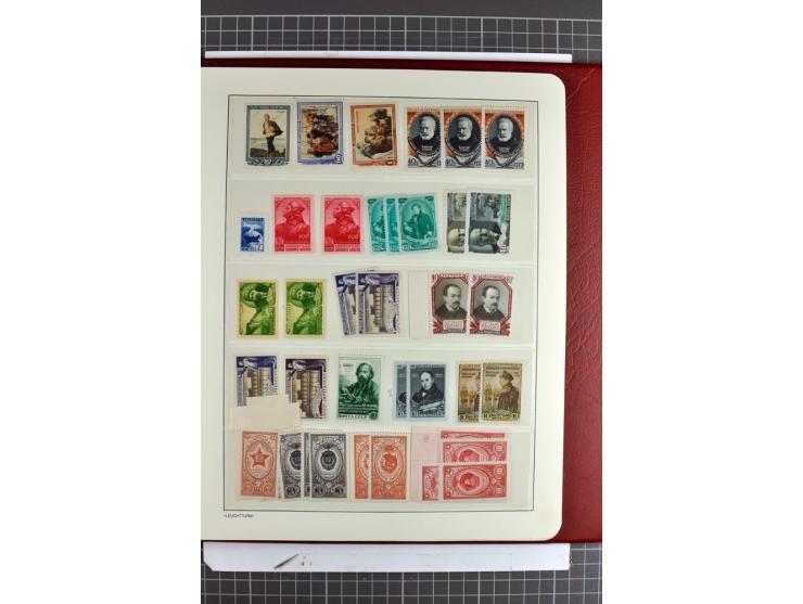 1866/2012, postfrische Sammlung mit einigen wenigen ungebrauchten, in den Hauptnummern in weiten Teilen kpl. mit u.a. Mi.-Nr.