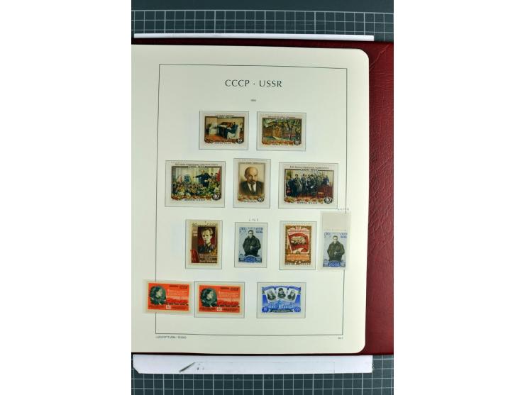 1866/2012, postfrische Sammlung mit einigen wenigen ungebrauchten, in den Hauptnummern in weiten Teilen kpl. mit u.a. Mi.-Nr.