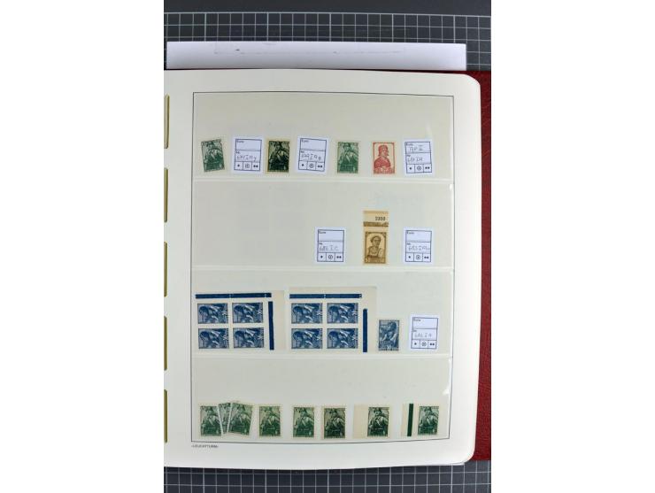 1866/2012, postfrische Sammlung mit einigen wenigen ungebrauchten, in den Hauptnummern in weiten Teilen kpl. mit u.a. Mi.-Nr.