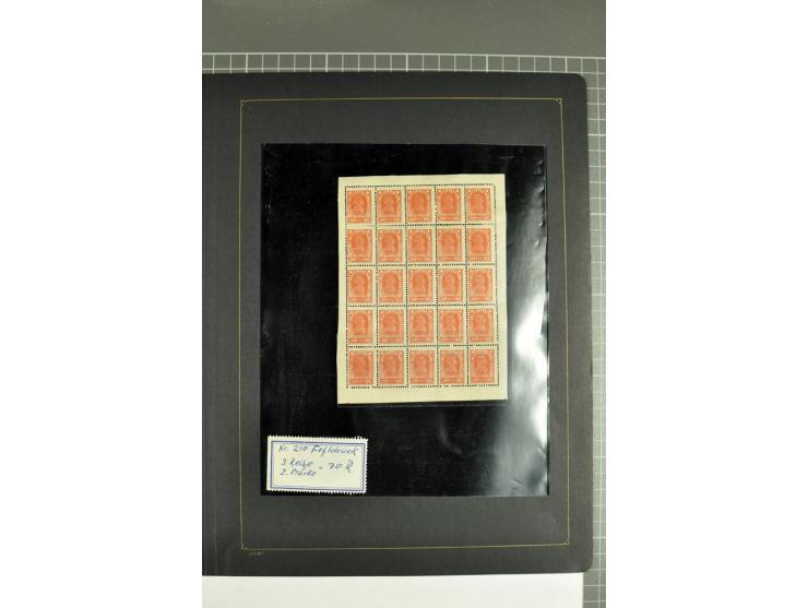 1857/1923, überwiegend ungebrauchte Sammlung ab Mi.-Nr.1 gestempel mit besseren Werten, teils Mängel oder ohne Gummi