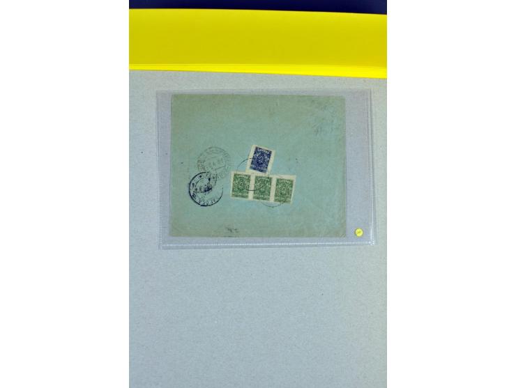1917/20, interessante Partie von 11 Briefen und Karten, dabei Sibieren, Kuban-Gebiet und Post in China, teils mit umfangreich