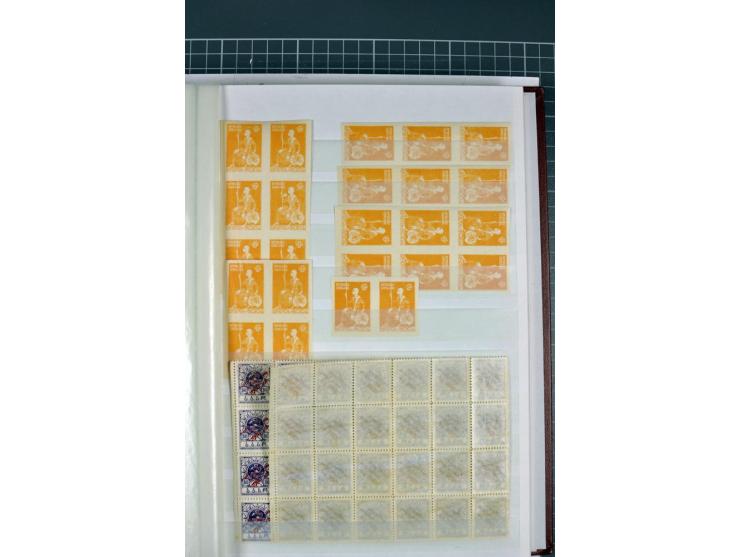 1863/1923, umfangreiche ungebrauchte/postfrische und gestempelte Sammlung mit einigen Briefen, dabei Gebührenmarken, Wenden, 