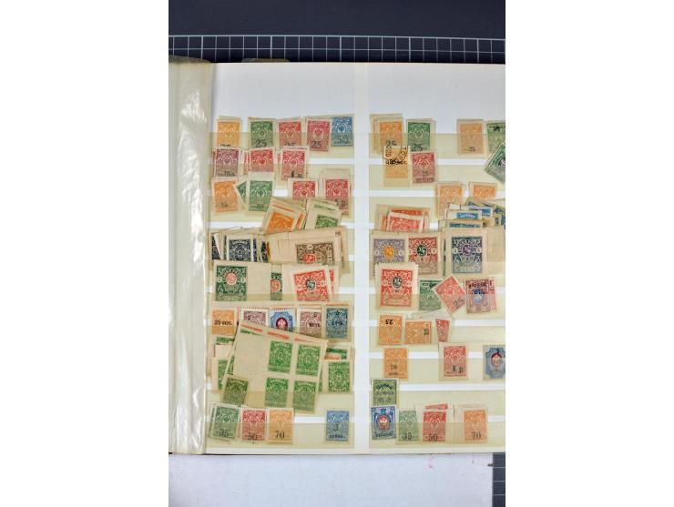 1863/1923, umfangreiche ungebrauchte/postfrische und gestempelte Sammlung mit einigen Briefen, dabei Gebührenmarken, Wenden, 