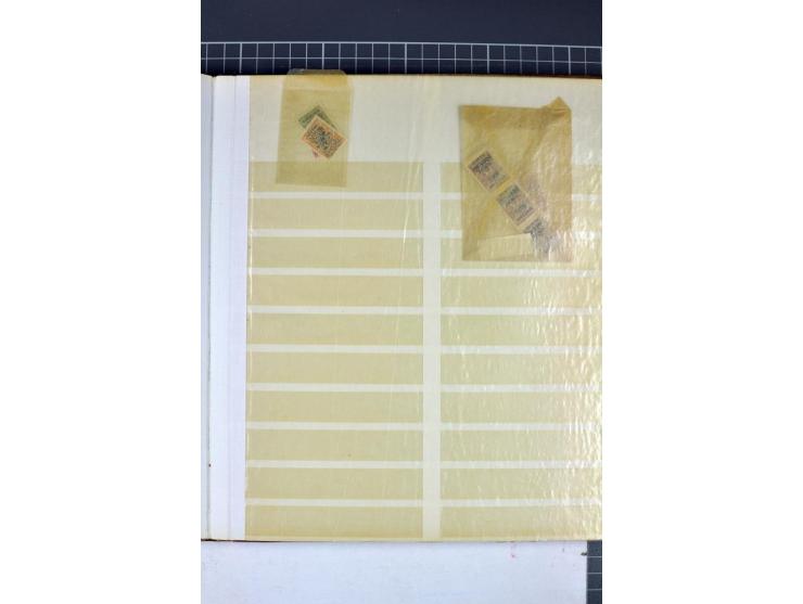 1863/1923, umfangreiche ungebrauchte/postfrische und gestempelte Sammlung mit einigen Briefen, dabei Gebührenmarken, Wenden, 
