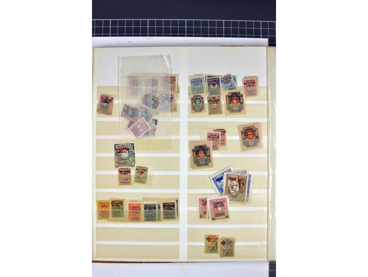 1863/1923, umfangreiche ungebrauchte/postfrische und gestempelte Sammlung mit einigen Briefen, dabei Gebührenmarken, Wenden, 
