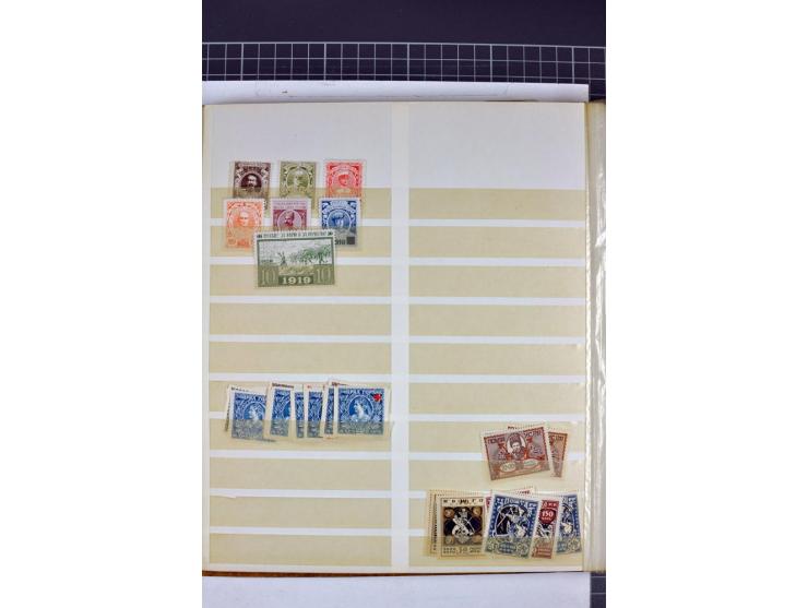 1863/1923, umfangreiche ungebrauchte/postfrische und gestempelte Sammlung mit einigen Briefen, dabei Gebührenmarken, Wenden, 